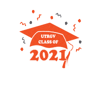 Graduation Grad Sticker by The University of Texas Rio Grande Valley