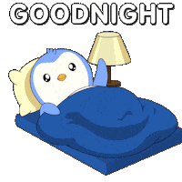 Good Night Penguin Sticker by Pudgy Penguins