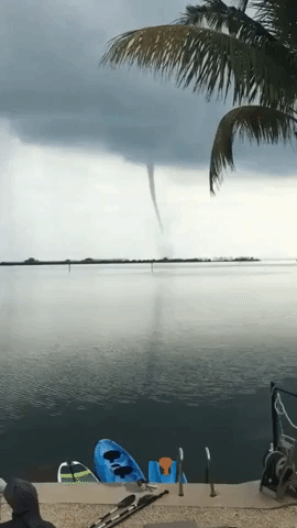 Waterspout Spotted Off the Florida Keys