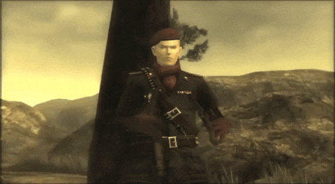 Metal Gear Solid 3 Ocelot Gun Tricks GIF