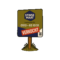 Verkocht Sticker by StinseMaat makelaardij