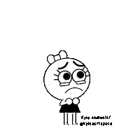 Sad Girl Sticker by Kyle Samuels