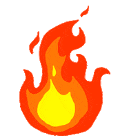 Burning On Fire Sticker