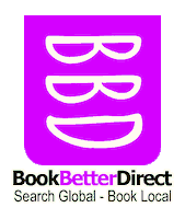 bookbetterdirect bbd book direct book better direct direct bookings Sticker