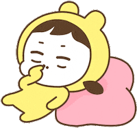 Sleepy Girl Sticker by Kcomics