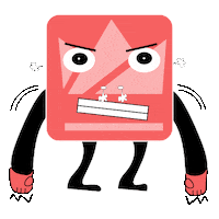 Angry Bitcoin Exchange Sticker by WazirX