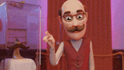 Detektyw_Basia dog cartoon wink point GIF