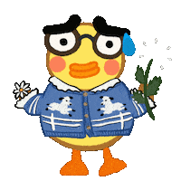 claratan122 duck sweat daisy gd Sticker