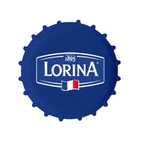 LorinaDrinks food logo blue drink Sticker
