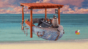 AutumnCozy summer beach ocean waves GIF