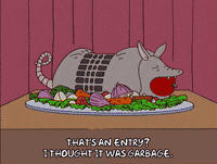 marge simpson garbage GIF
