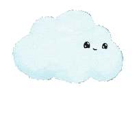 Stormy Weather Cloud Sticker by Kev Lavery