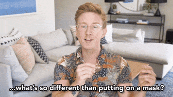 Youtube Mask GIF by tyler oakley