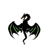 Angry Dragon Sticker by Loto Honduras