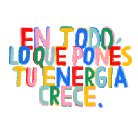 Energy Espanol Sticker