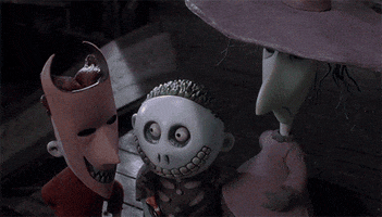 lying the nightmare before christmas GIF
