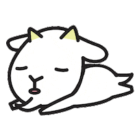 jinsdesk goat jinsdesk Sticker