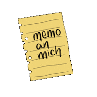 Info Memo Sticker by Glück ist...