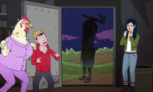chicken hen GIF by BoJack Horseman