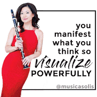 Manifest Think Sticker by Musica Solis Productions