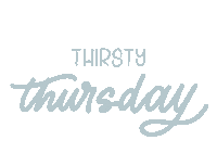 Days Of The Week Drinks Sticker