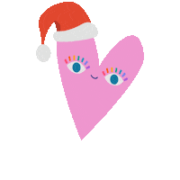 motionherz happy christmas bounce cute heart Sticker