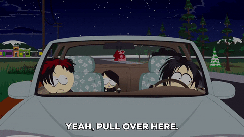 goth kids talking GIF by South Park 