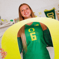 Oregon Duck Volleyball GIF by GoDucks