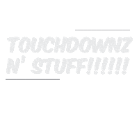 Football Touchdown Sticker