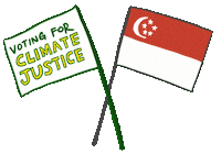 sgclimaterally earth planet singapore voting Sticker