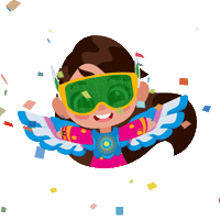 Happy Girl Sticker by Expo 2020 Dubai
