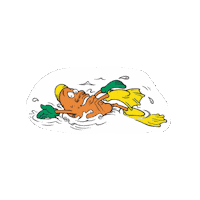 North Carolina Swimming Sticker by NC SweetPotatoes