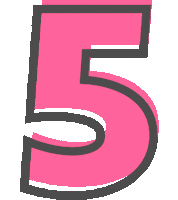 Numbers Saf Sticker by Scrap and Fit