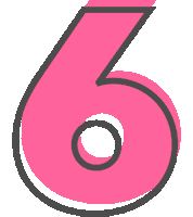 Numbers Saf Sticker by Scrap and Fit