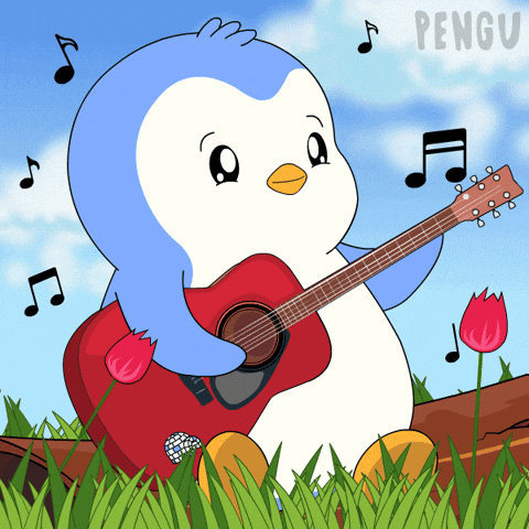 Flowers Penguin GIF by Pudgy Penguins