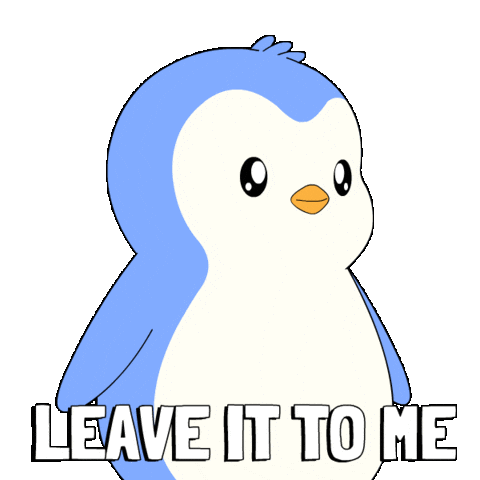 No Problem Penguin Sticker by Pudgy Penguins