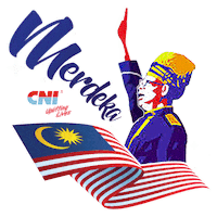 Independence Day Malaysia Sticker by CNI