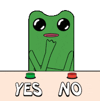Uh Huh Yes Sticker by fwogs