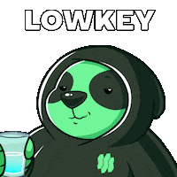 I Mean Down Low Sticker by SuperVerse