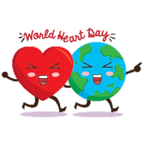 World Globe Sticker by Singapore Heart Foundation
