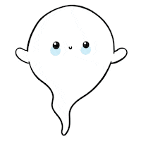 Halloween Ghost Sticker by Rafs Design