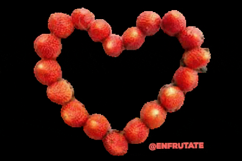 enfrutatehuexotitla giphyupload amor corazon fresas GIF