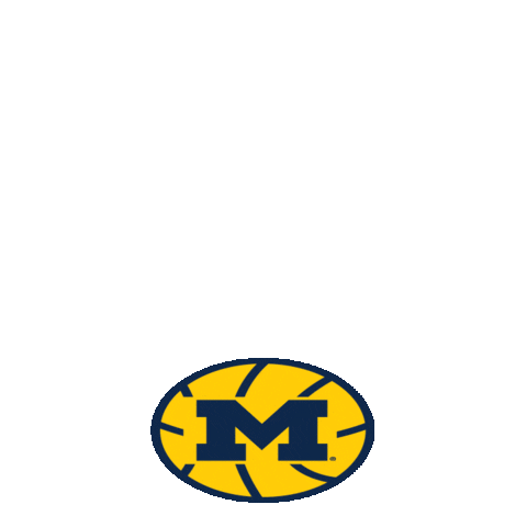 Go Blue College Sports Sticker by Big Ten Network