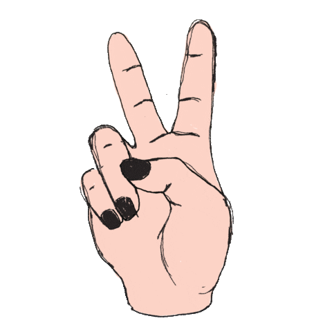 tapage giphyupload peace hand victory Sticker