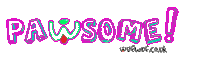 Wiggle Paw Sticker by wufwuf