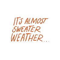 Sweater Weather Smile Sticker by BrittDoesDesign