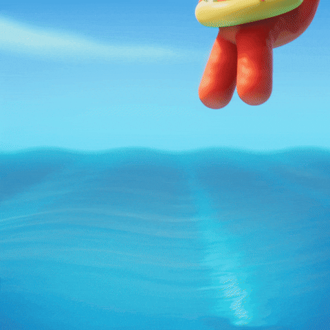 Water Chasing GIF by Claynosaurz