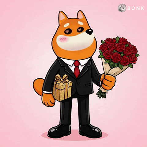Blushing Red Roses GIF by BONK