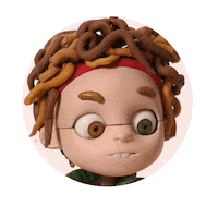Zander Sticker by Canal Pakapaka