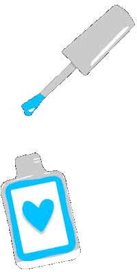 Baby Blue Beauty Sticker